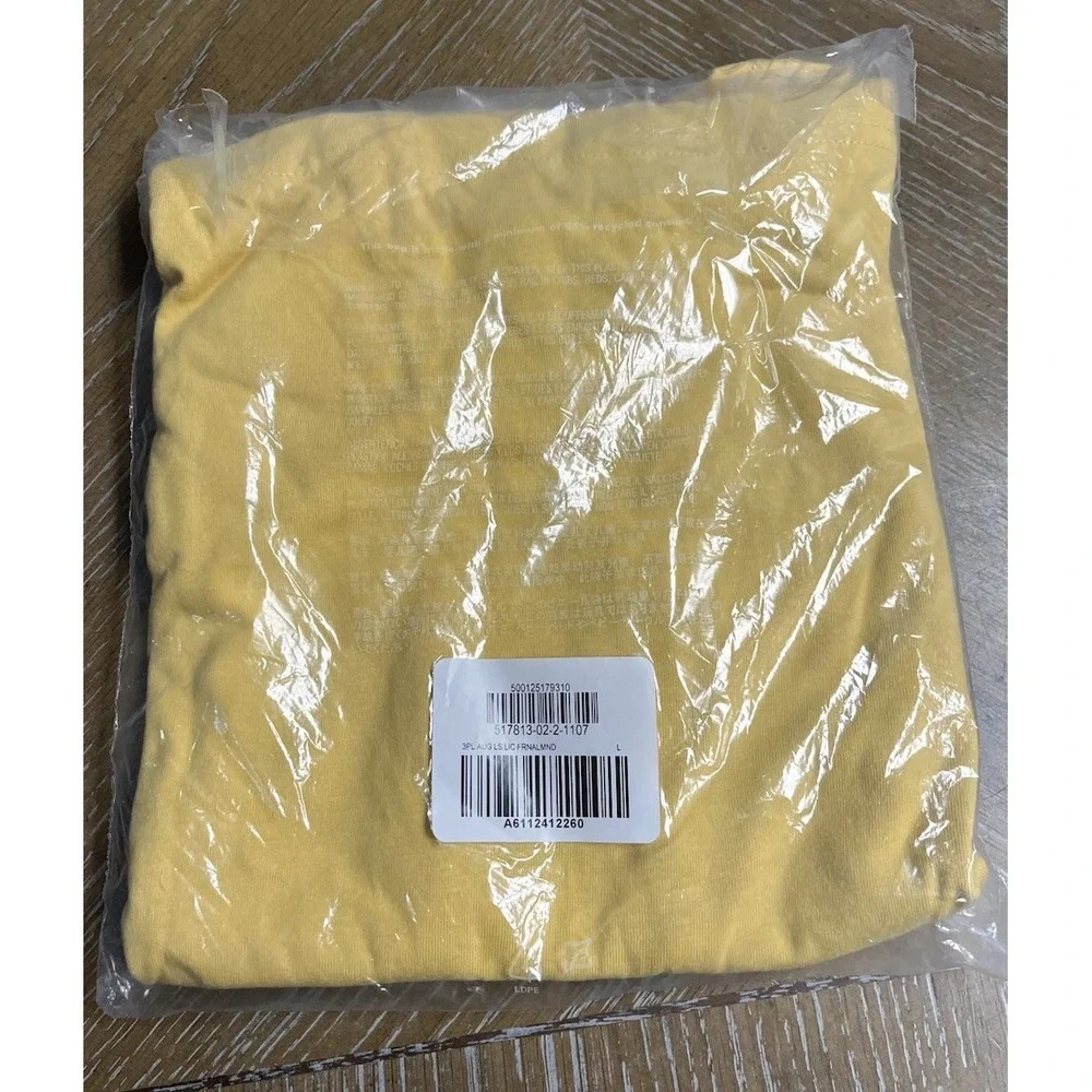 Pokemon Pikachu Long Sleeve Tshirt‎ Youth Large Yellow Gap Cotton NWT